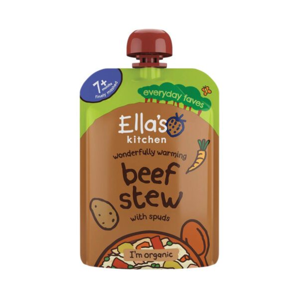 Ella’s Kitchen Wonderfully Warming Beef Stew with Spuds 130g