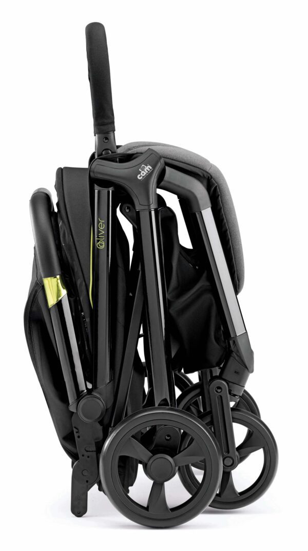 CAM Oliver Auto Folding Stroller Black - Image 5