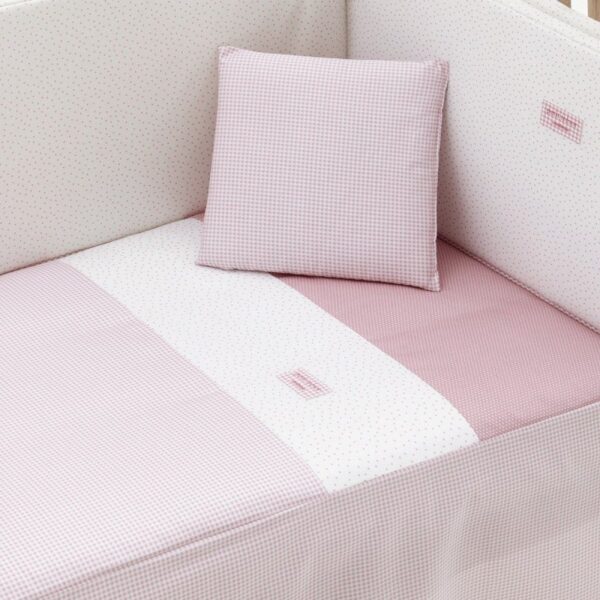 Cambrass Bedspread 2pc Vichy Pink - Image 2