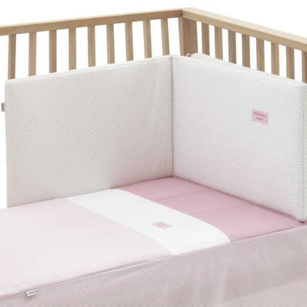 Cambrass Bedspread 2pc Vichy Pink - Image 3