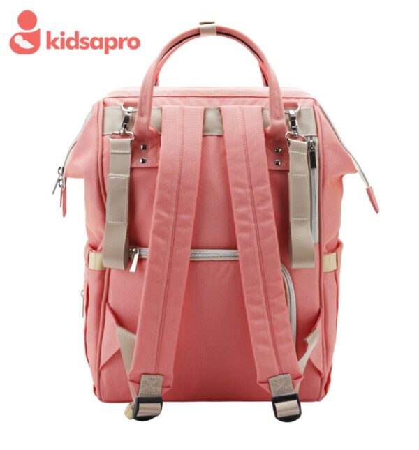 Kidsapro Diaper Bag Backpack Cherry Pink - Image 4