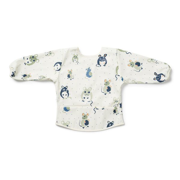 Elodie Long Sleeved Bib Forest Mouse