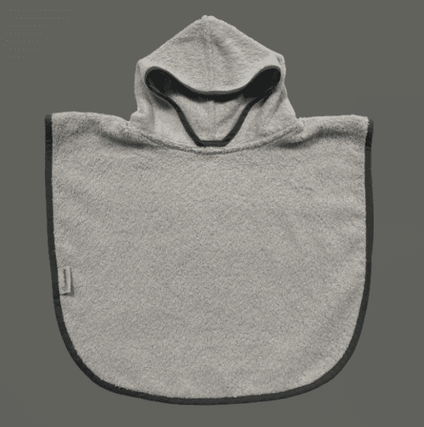 Italbaby Terry Cotton Poncho Grey