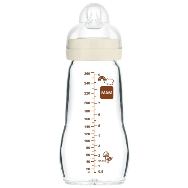 MAM Glass Bottle 260ml Unisex - Image 2