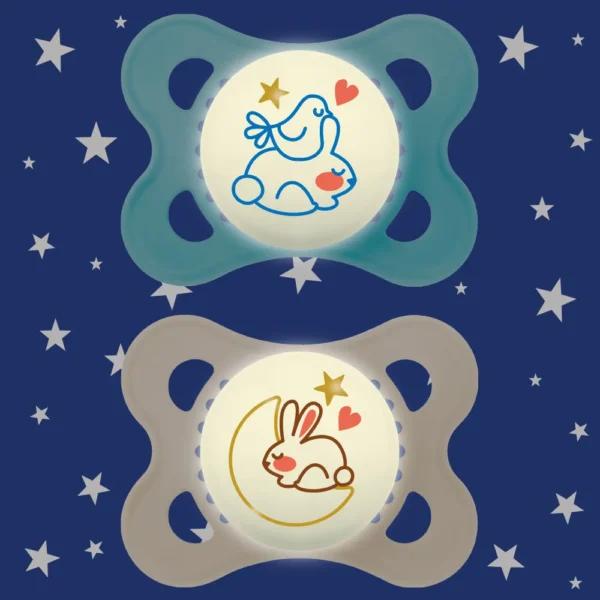 MAM Original Night Soother 2-6M Boy 2pk - Image 3