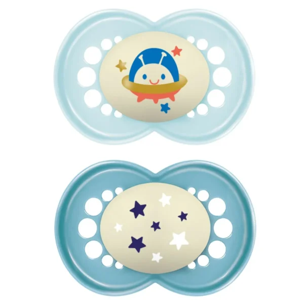 MAM Original Night Soother 16M+ Boy 2pk