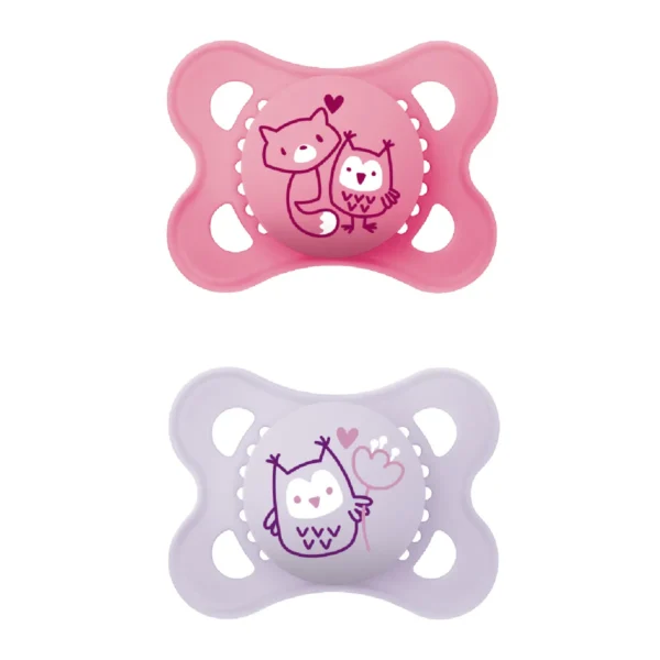 MAM Original Soother 2-6M Girl 2pk