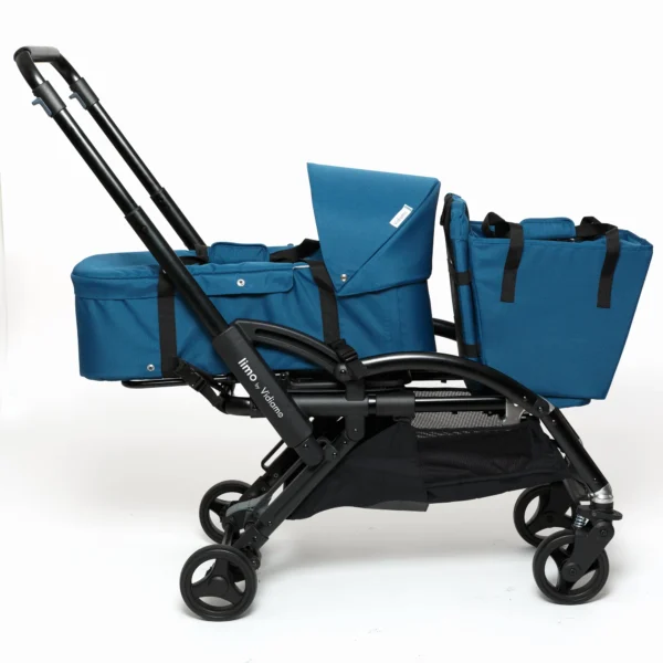 Vidiamo Limo Carry Cot Petrol Blue - Image 3