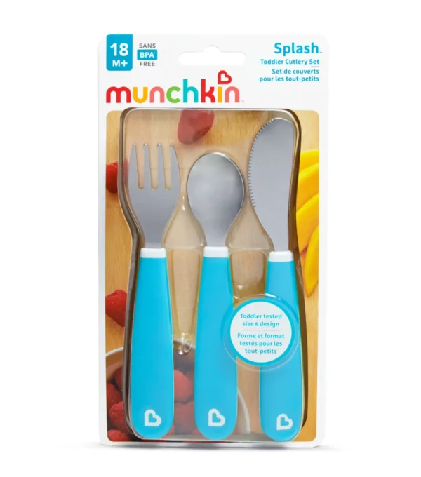 Munchkin Splash Cutlery 3pk Blue